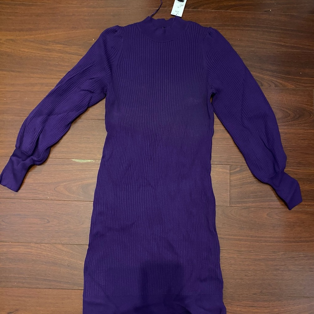 Purple knit  Women's Dress